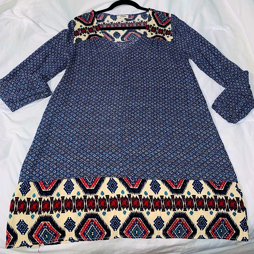 Umgee Western Peasant Dress